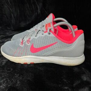 Nike Flex Trainer 7 898479-006 Womens 9 Training Shoes Wolf Gray Mesh Sneaker